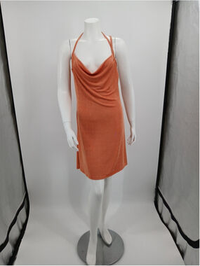 Naked Wardrobe Melon Orange Dress Size L